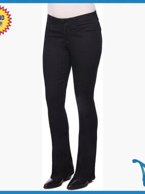 Super-Stretch Denim Boot Cut Jeans with Slimming Panels, Size Down for Fit
